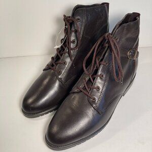 Danexx Vintage 90's Women's Brown Lace Up Boots